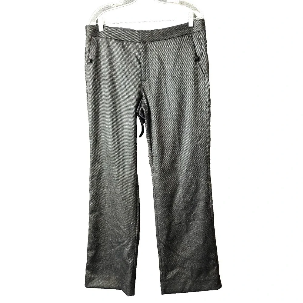 NWT Banana Republic Women's Size 12 Logan Gray Pants Business‎ Casual $110.00